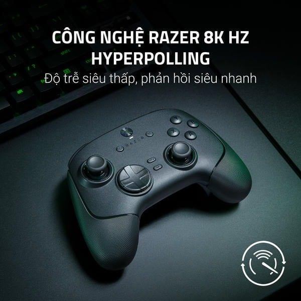 Công nghệ Razer 8K Hz HyperPolling trên Wolverine V3 Pro nShop