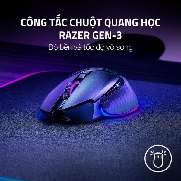 Công tắc chuột quang học Razer Gen-3 độ bền và tốc độ phản hồi vô song