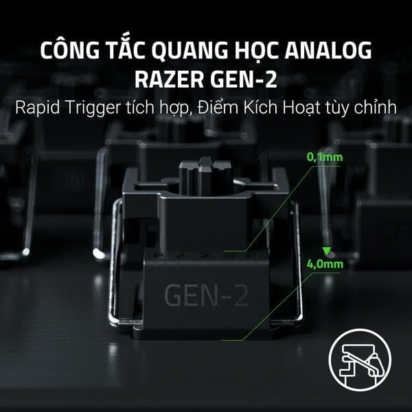 Công tắc quang học Analog Gen 2 trên Huntsman V3 Pro TKL nShop