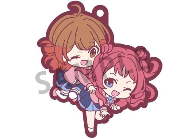 nShop bán móc khóa MegaHouse Rubber Mascots Buddy-Colle: Gakuen Idolmaster Yume Hanami & Saki Hanami