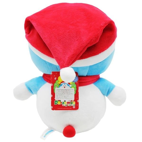 gấu bông Doraemon giáng sinh người tuyết 30cm nhật bản sưu tập