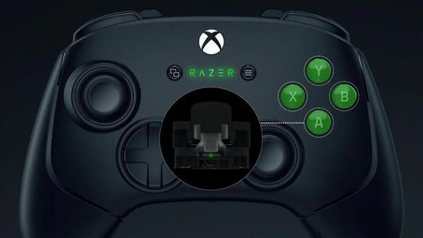 Cụm nút bấm Mecha-Tactile và D-Pad 8 hướng độc quyền của Razer