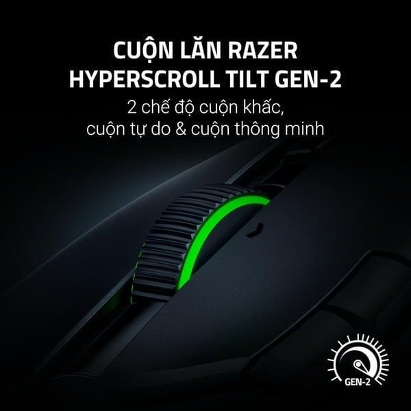 Cuộn lăn Razer HyperScroll Tilt Gen 2 trên Naga V3 Pro nShop