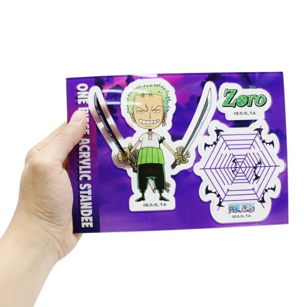 Mô Hình Standee Acrylic Chibi One Piece - Zoro chất liệu acrylic cao cấp