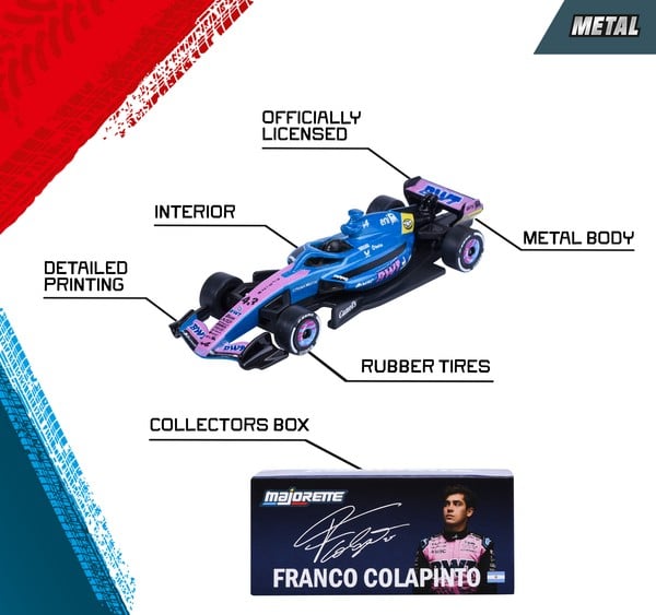 đặc điểm Xe Mô Hình Diecast MAJORETTE Motosport Formula Deluxe Cars