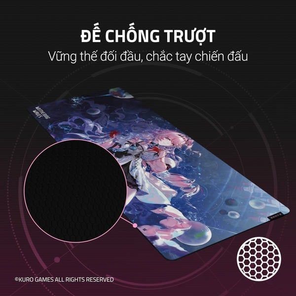 Đế chống trượt của lót chuột Razer Gigantus V2 Wuthering Waves nShop