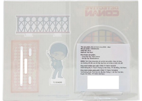 nShop bán Mô Hình Standee Acrylic Conan - Akai trang trí bàn học phòng ngủ tủ sách góc làm việc