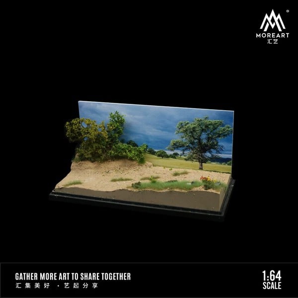 nShop bán Mô hình tiểu cảnh More Art Diorama 1:64 - Đường Mòn Đồng Cỏ có nắp bảo vệ chống bụi bặm bám bẩn