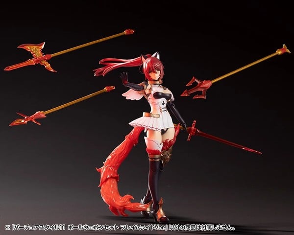 nShop bán M.S.G. Virtuous Style 11 Pole Weapon Set Flamerite Ver GE011 phụ kiện vũ khí cho S.H.f, Figma, Girlpla