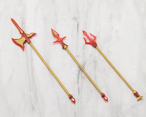 nShop bán M.S.G. Virtuous Style 11 Pole Weapon Set Flamerite Ver GE011 combo vũ khí cán dài dạng thương tỉ lệ 1:12