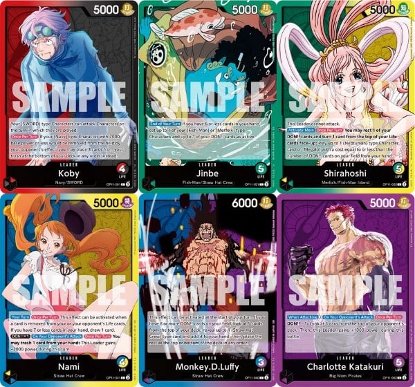 nShop bán One Piece Booster Pack OP-11 A Fist of Divine Speed English mở ra thẻ bài Leader mới