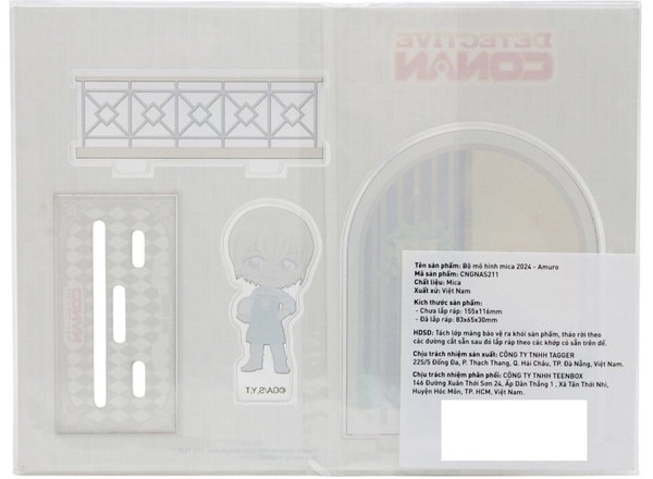 nShop bán Mô Hình Standee Acrylic Conan - Amuro trang trí bàn học phòng ngủ tủ sách góc làm việc