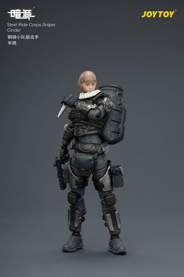 Mô hình 1:25 JOY TOY JT04247 Steel Ride Corps Sniper Cinder thích hợp làm quà tặng fan sa bàn quân sự