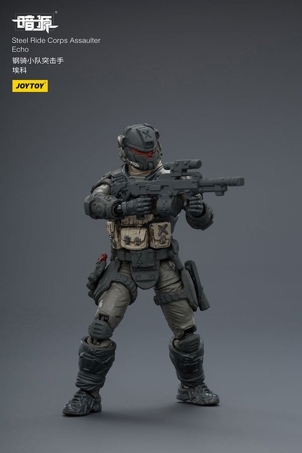 Mô hình 1:25 JOY TOY JT04117 Steel Ride Corps Assaulter Echo khớp tốt biên độ cử động cao dễ pose dáng