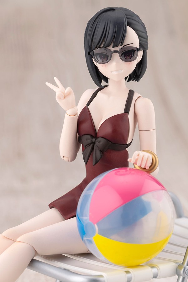 model kit Sousai Shojo Teien Yomi Swim Style Kotobukiya JK087 có nhiều phụ kiện kính đen râm mát