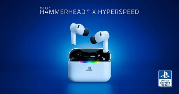 Tai Nghe Không Dây Razer Hammerhead V3 X HyperSpeed for PlayStation