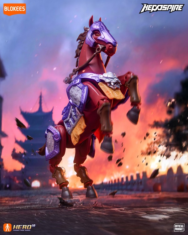 nShop bán mô hình Blokees Herospire Ultra Gear Zixiao Armor Red Hare 85050 thú cưỡi ngựa xích thố