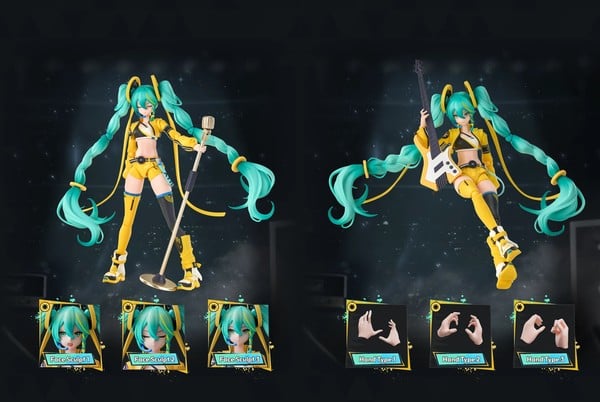 nShop bán Blokees Fantastics Series Hatsune Miku Vivid Echoes 73530 có nhiều gương mặt và bàn tay bonus