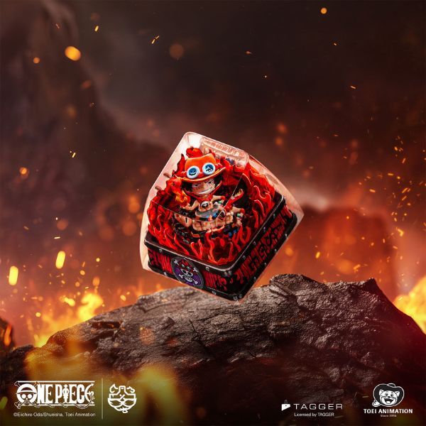 One Piece Artisan Keycap Collection 2 Ace SAR1 Profile - Dwarf Factory - Phù hợp trang trí