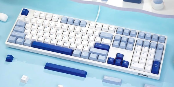 nShop bán Bàn phím cơ AKKO 3108RF V3 Glacier - USB/Wireless keycap PBT độ bền cao khó phai màu