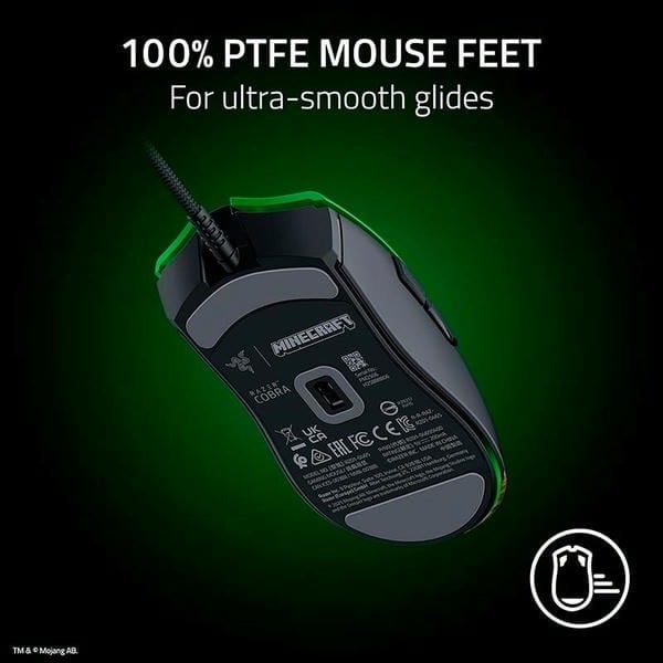 Feet chuột 100% PTFE siêu mượt trên Razer Cobra Minecraft nShop