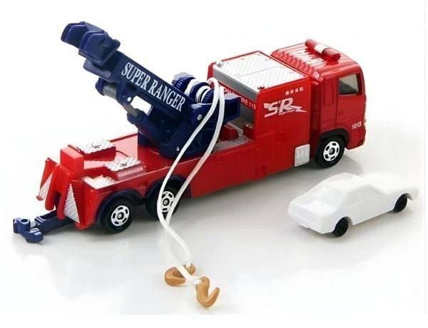 Tomica Long No 132 Yokohama City Fire Bureau Super Ranger Mobility Towing Work Vehicle có cơ chế độc lạ