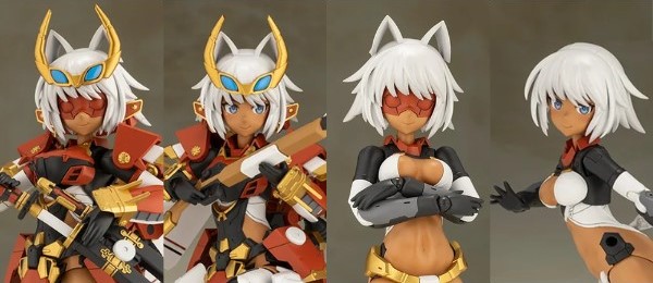 nShop bán Model Kit Frame Arms Girl Shingen - Kotobukiya FG108 có nhiều kiểu đầu để custom