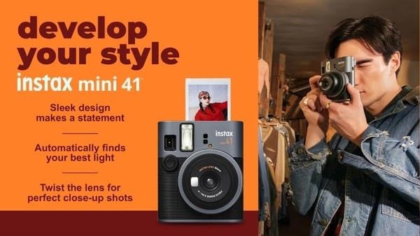 Fujifilm Instax Mini 41 - Máy ảnh lấy liền thế hệ mới 2026 tại nShop