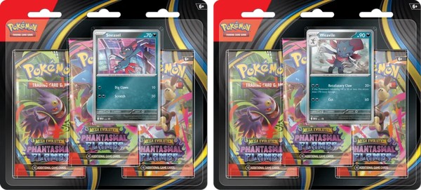 nShop bán Pokemon TCG Mega Evolution Phantasmal Flames 3 Pack Blister ship hỏa tốc 1 tiếng giá tốt