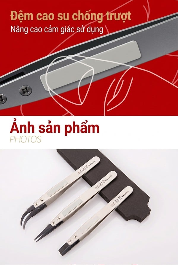 nShop bán Nhíp chống tĩnh điện ráp mô hình chính hãng Hobby Mio HMT có đệm cao su chống trượt độ bám cao