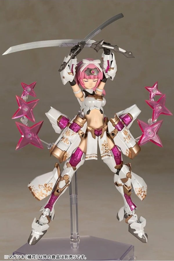 nShop bán Model Kit Frame Arms Girl Magatsuki Kikka Kotobukiya FG093R nhiều phụ kiện vũ khí Ninja và Samurai