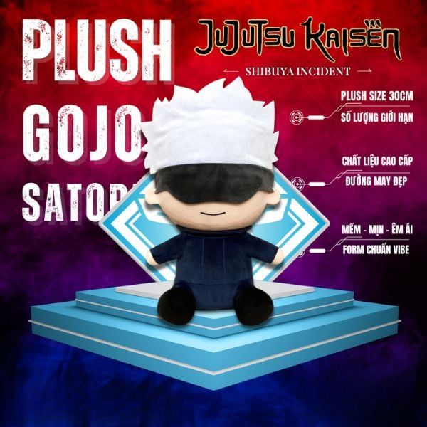 Gấu bông Jujutsu Kaisen Gojo - sản phẩm chính hãng