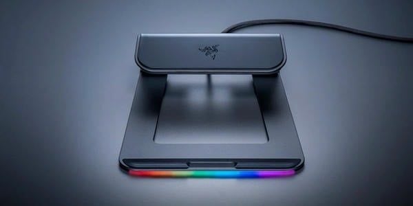 Giá đỡ laptop Razer Stand Chroma góc chính diện nShop