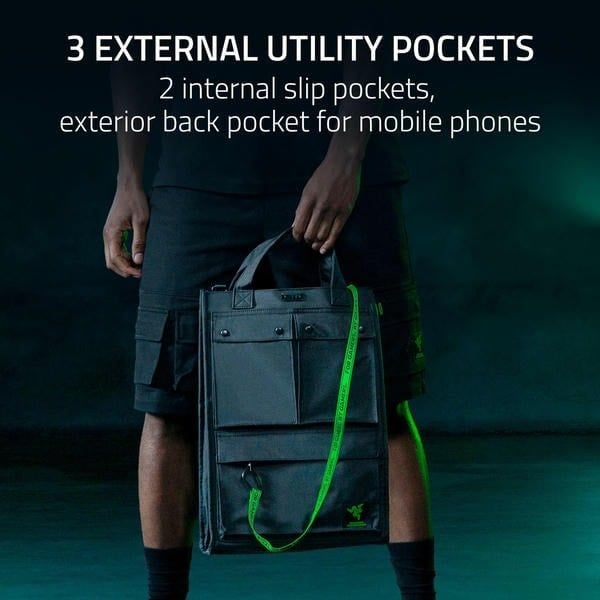 Hệ thống đa ngăn tiện ích của túi xách Razer Xanthus Tote Bag nShop