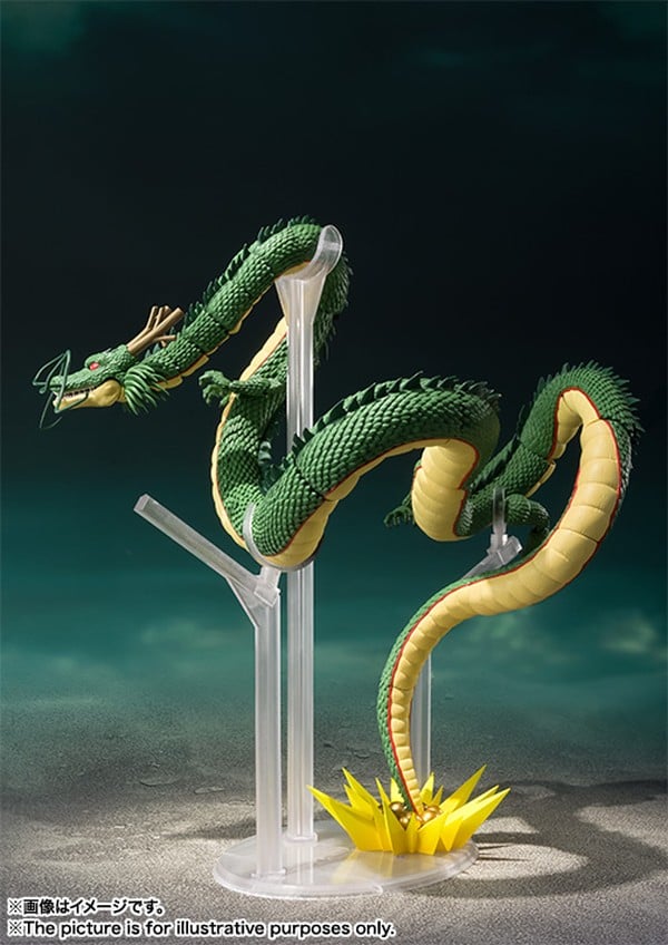 mô hình figure S.H.Figuarts Dragon Ball Shenron kèm đế trưng bày hoành tráng