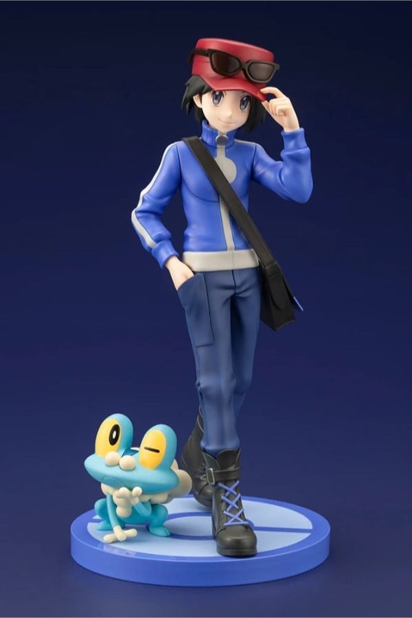 nShop bán Pokemon Calem With Froakie 1/8 Scale Figure ARTFX J Statue - Kotobukiya làm quà fan series manga anime