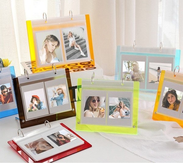 Khung Ảnh Mica Lịch Để Bàn Instax Mini trang trí nhà cửa bằng hình chụp Instax
