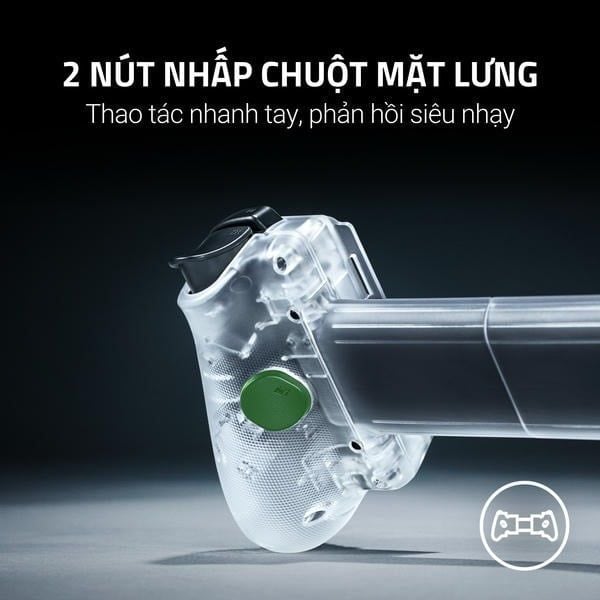 Hai nút bấm mặt lưng mouse click trên Razer Kishi V3 nShop