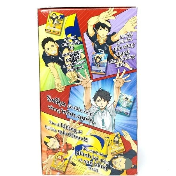 HV-02 Bài Bóng Chuyền Haikyu!! Bộ Cờ Mở Rộng Đợt 2 Trận Tái Đấu Định Mệnh nhiều lá bài hiếm chờ được sưu tầm