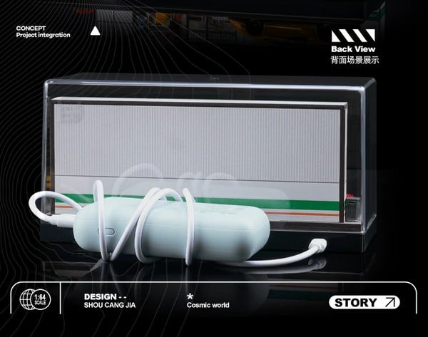 nShop bán Diorama 1:64 Cửa hàng 24h 7-Eleven cỡ vừa SCJ82048-A làm quà tặng fan xe Tomica Hot Wheels Mini GT