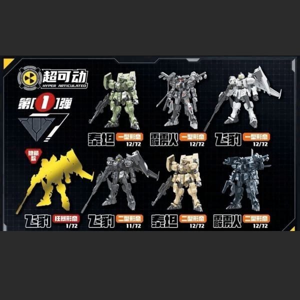 Hộp Mù Robot Phantom Genesis Dawn Special Forces - màu sắc chi tiết