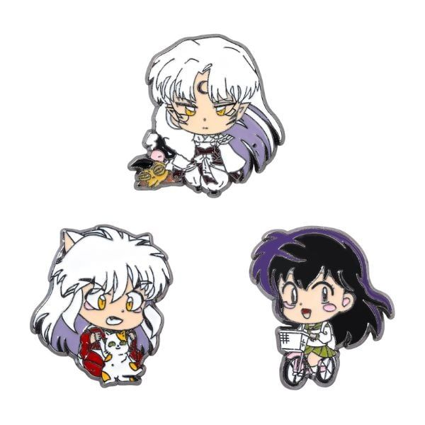 Huy hiệu kim loại Inuyasha bán chính hãng tại nShop