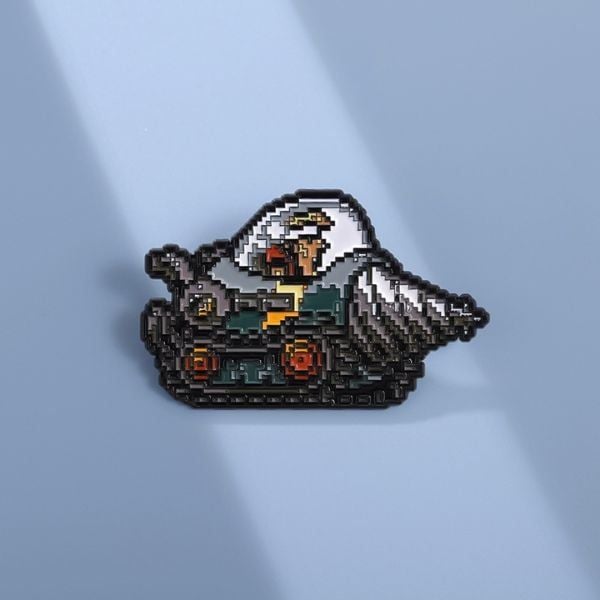 Huy hiệu kim loại Metal Slug Drill được chế tác từ kim loại nguyên khối