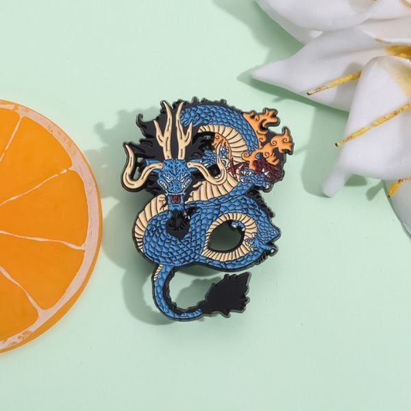 Huy hiệu kim loại One Piece - Kaidou được đúc từ kim loại cứng cáp