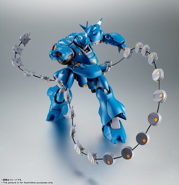 MS-18E Kampfer Ver A.N.I.M.E - Robot Spirits Side MS có dây mine chain bằng kẽm giúp tạo dáng