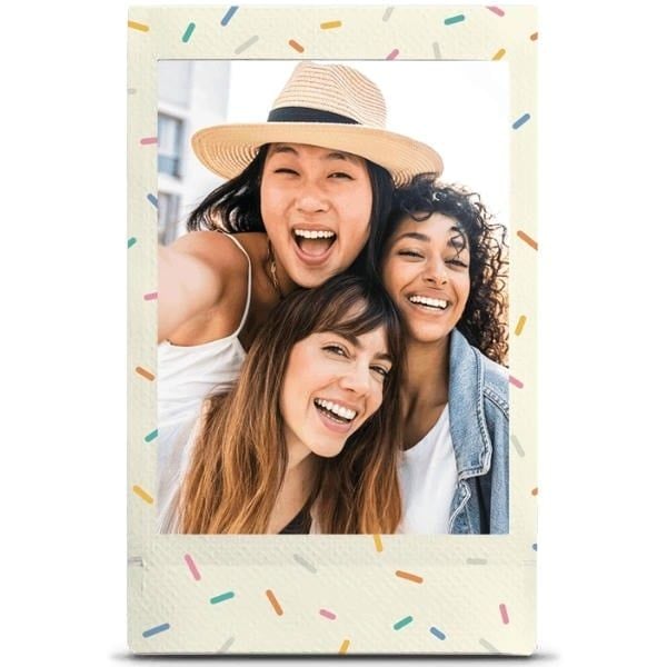Film Instax Mini Fujifilm - Phim Chụp Ảnh Lấy Liền - Khung cốm màu Sprinkles - 10 Tấm