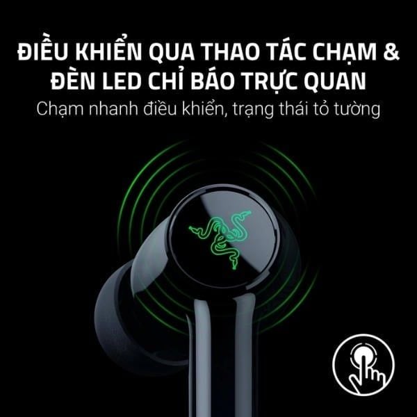 Điều khiển cảm ứng tai nghe Razer Hammerhead V3 X HyperSpeed chính hãng nShop