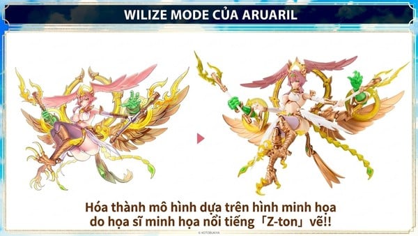 nShop bán Model Kit Arcanadea Aruaril - AR013 chính hãng Kotobukiya có chế độ chiến đấu cool ngầu mạnh mẽ