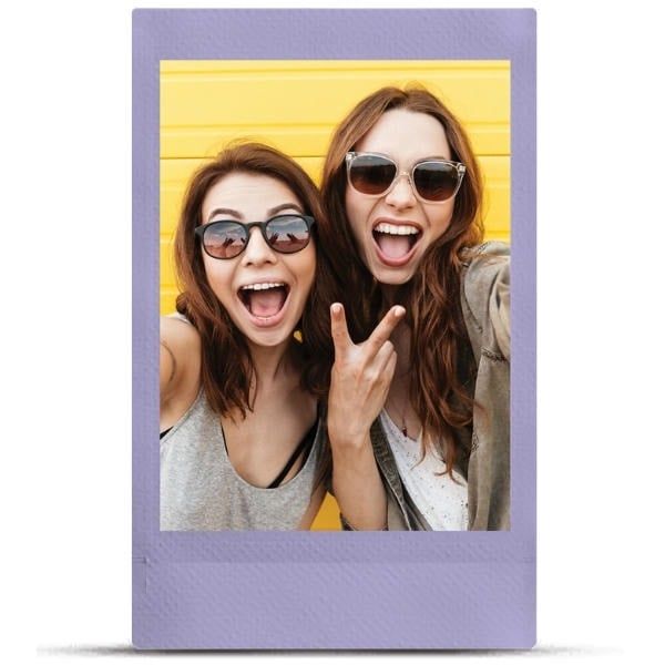 Film Instax Mini Fujifilm - Phim Chụp Ảnh Lấy Liền - Khung tím Pastel Soft Lavender - 10 Tấm