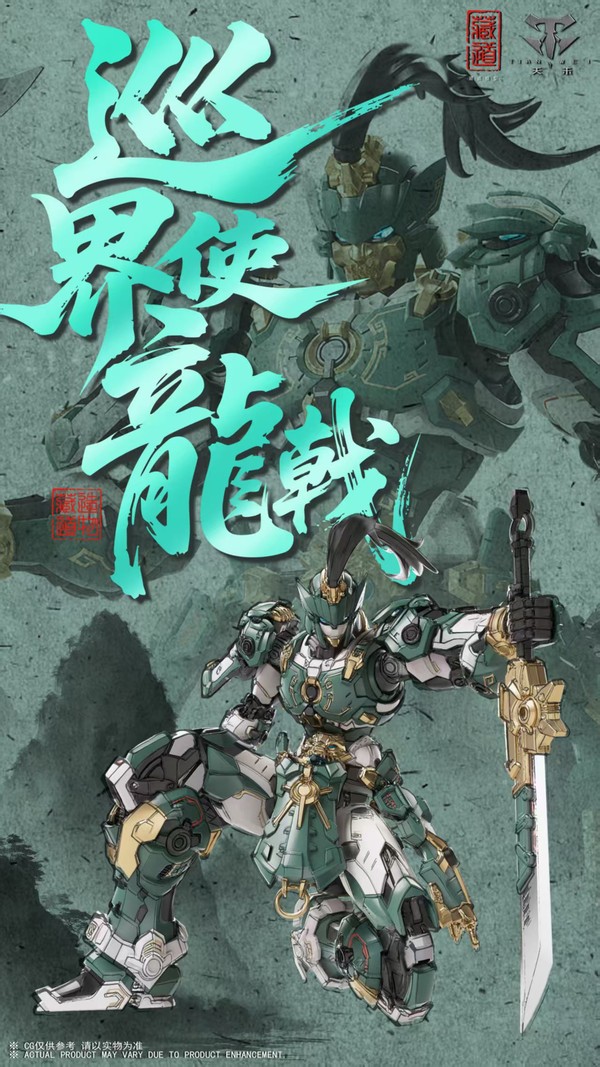 Cangdao CD-AS-01 Guardian Sentinels of Azure Dragon có khớp tốt biên độ cử động cao pose khuỵa gối dễ